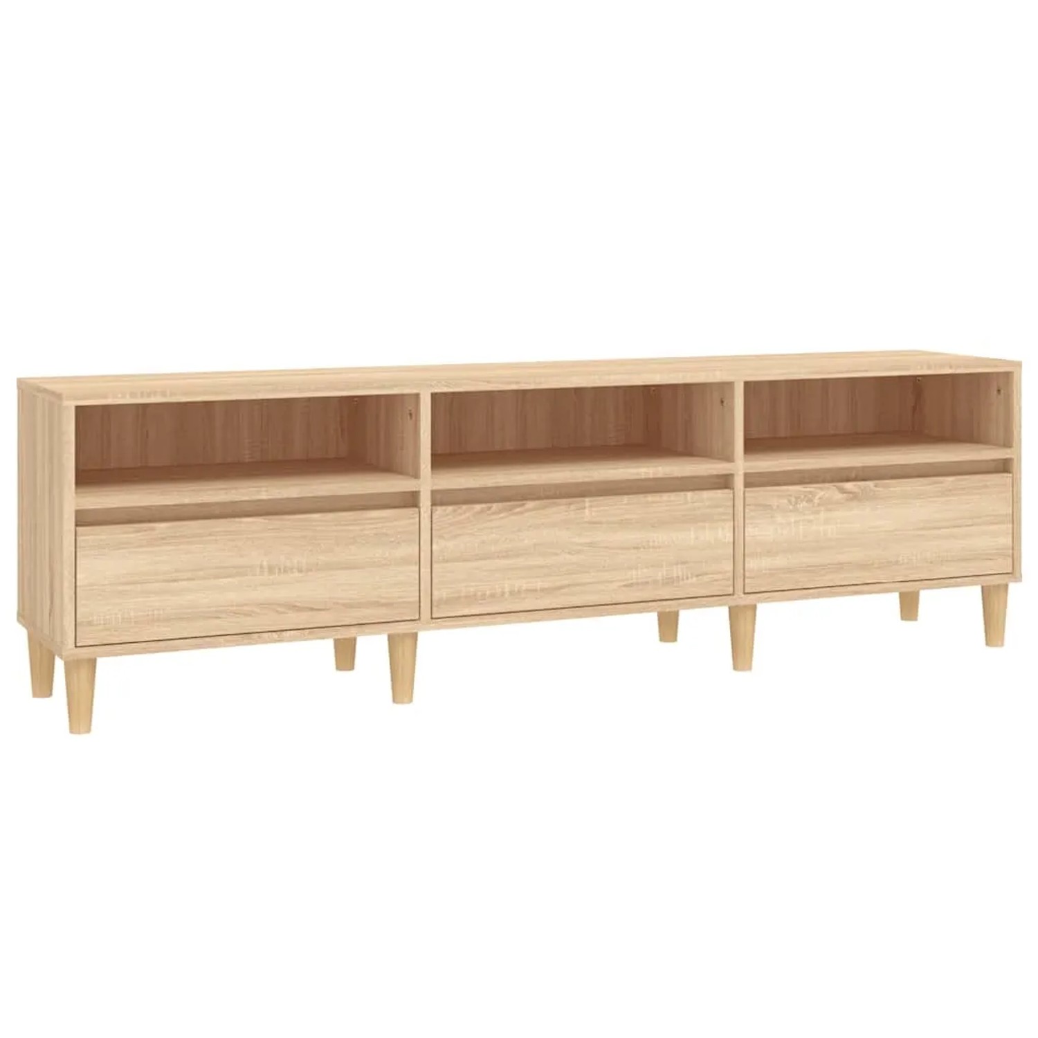 vidaXL TV-Schrank Sonoma-Eiche 150x30x44,5 cm Holzwerkstoff 831912