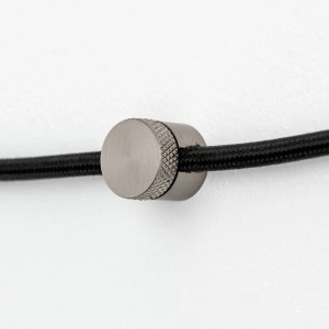 Orion Lightstyle Kabelpin, 3er Set, Nickel matt, zur Kabelbefestigung an Wand oder Decke.