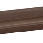 Brauner Florus Pflanzkasten-Untersetzer Universal, 60 cm, aus recyceltem Kunststoff.