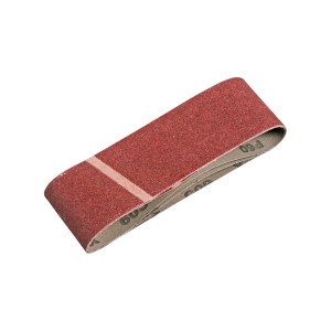 LUX Schleifband 75x533 K120, 3er-Set für Bandschleifer. Zum Schleifen von Holz, Metall und Farbe.