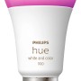 Philips Hue E27 LED Lampe, White & Color Ambiance, 1100 lm, farbig leuchtend.