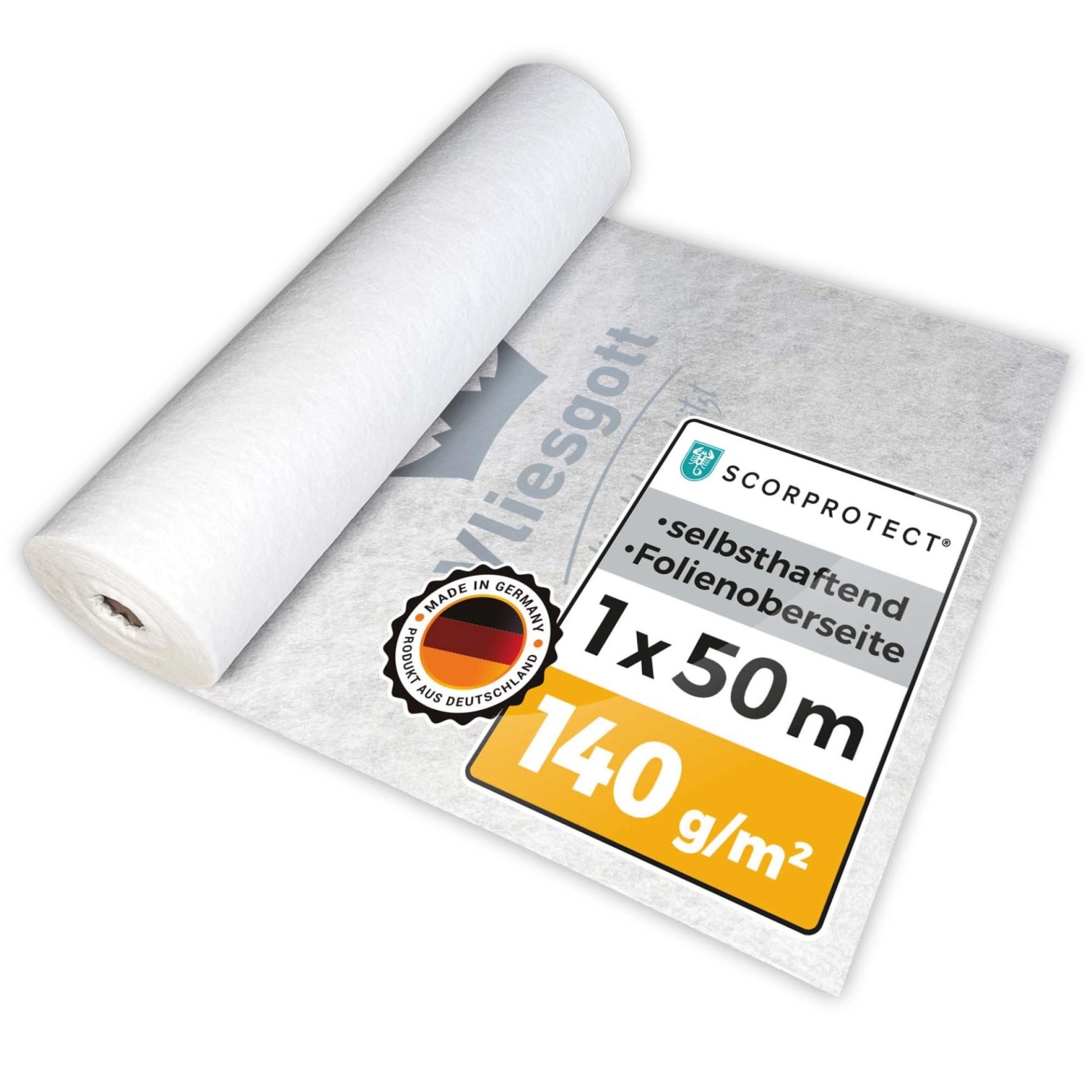 Scorprotect BSV Boden Und Treppenschutzvlies Vliesgott Selbsthaftend 1 M x günstig online kaufen