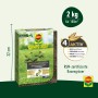 Compo Rasen Nachsaat 2 kg Packung zur Rasenreparatur und Schließung von Lücken.