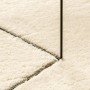 Detailansicht: Cremefarbener, waschbarer Kurzflorteppich HUARTE, Ø 200 cm.