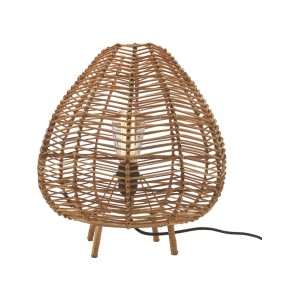 PR Home Nana Tischleuchte aus Rattan, naturfarben, skandinavisches Design.