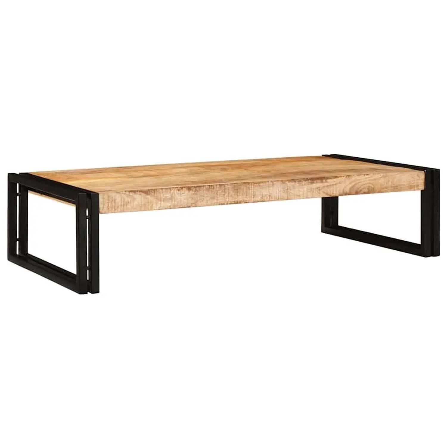 vidaXL Badregal Braun 100 x 50 x 23 cm Massives Rohes Mangoholz 4102760