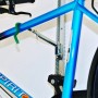 Eufab Fahrrad Wandhalter mit Schiene zur platzsparenden Fahrradaufbewahrung.
