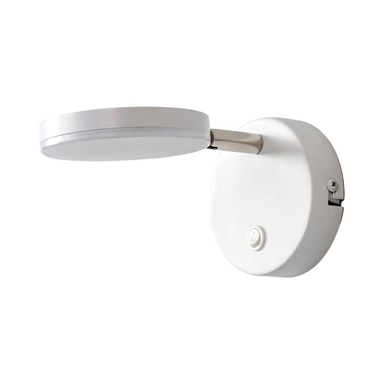 Lindby LED Wandleuchte Wandlampe Innen Milow 9643028 Modern in Weiß 1-flamm günstig online kaufen