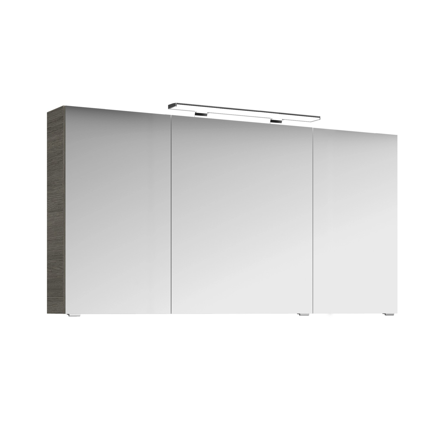 Pelipal Spiegelschrank Serie 4010 Graphit 140 cm mit Softclose Türen