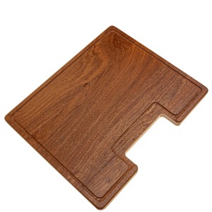 Helika Schneidebrett aus Sapeli Holz für Quadro Spüle, 36x30cm.