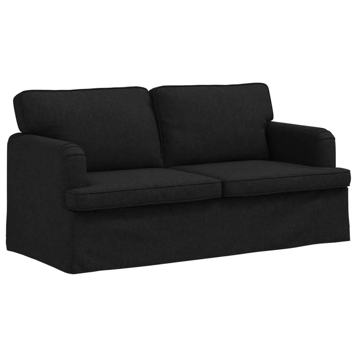 vidaXL Sofa Schwarz 142 x 80 x 85 cm Stoff 42024492