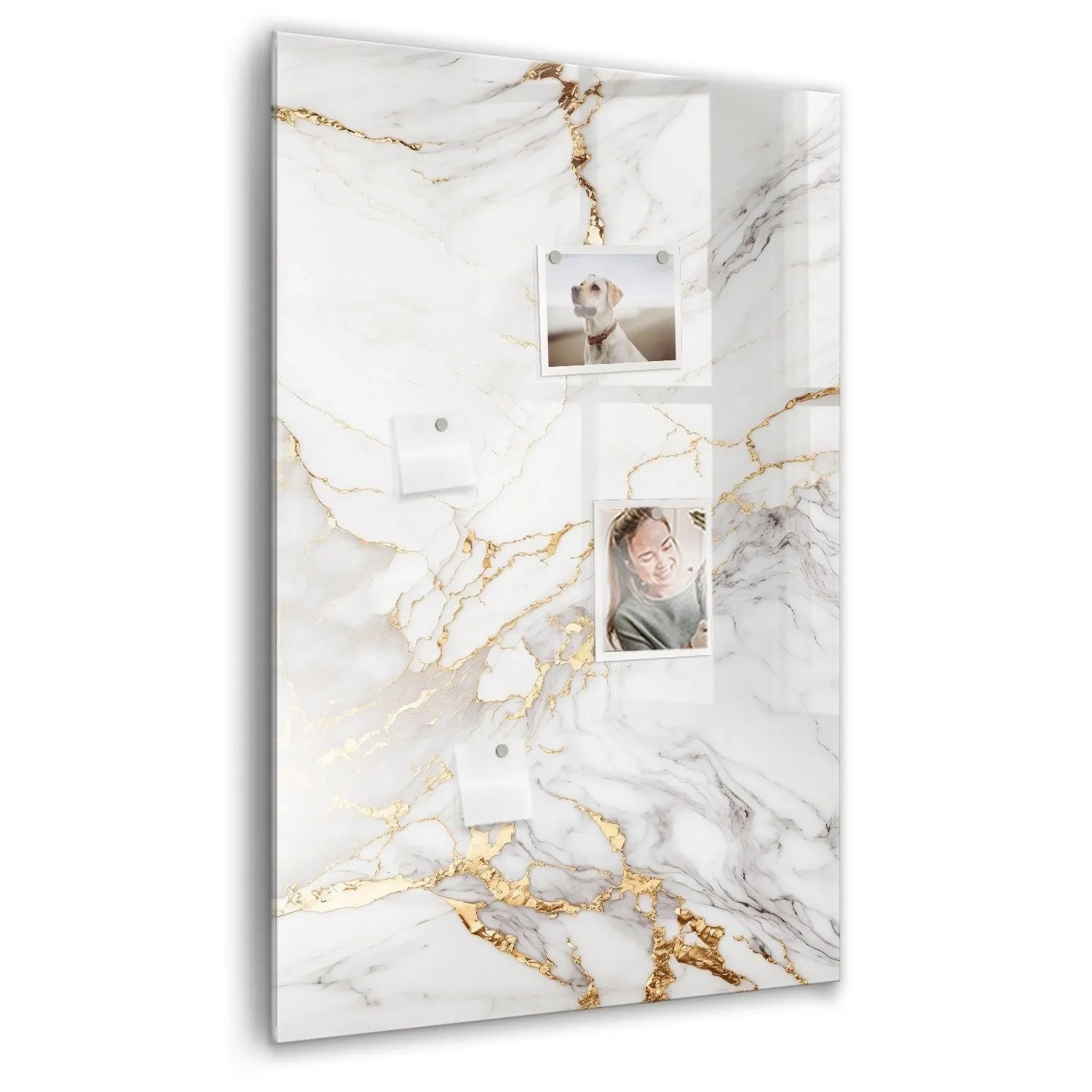 Tulup Beschreibbare Glasmagnettafel Dekorativer Marmor 60x90 cm Magnettafel günstig online kaufen