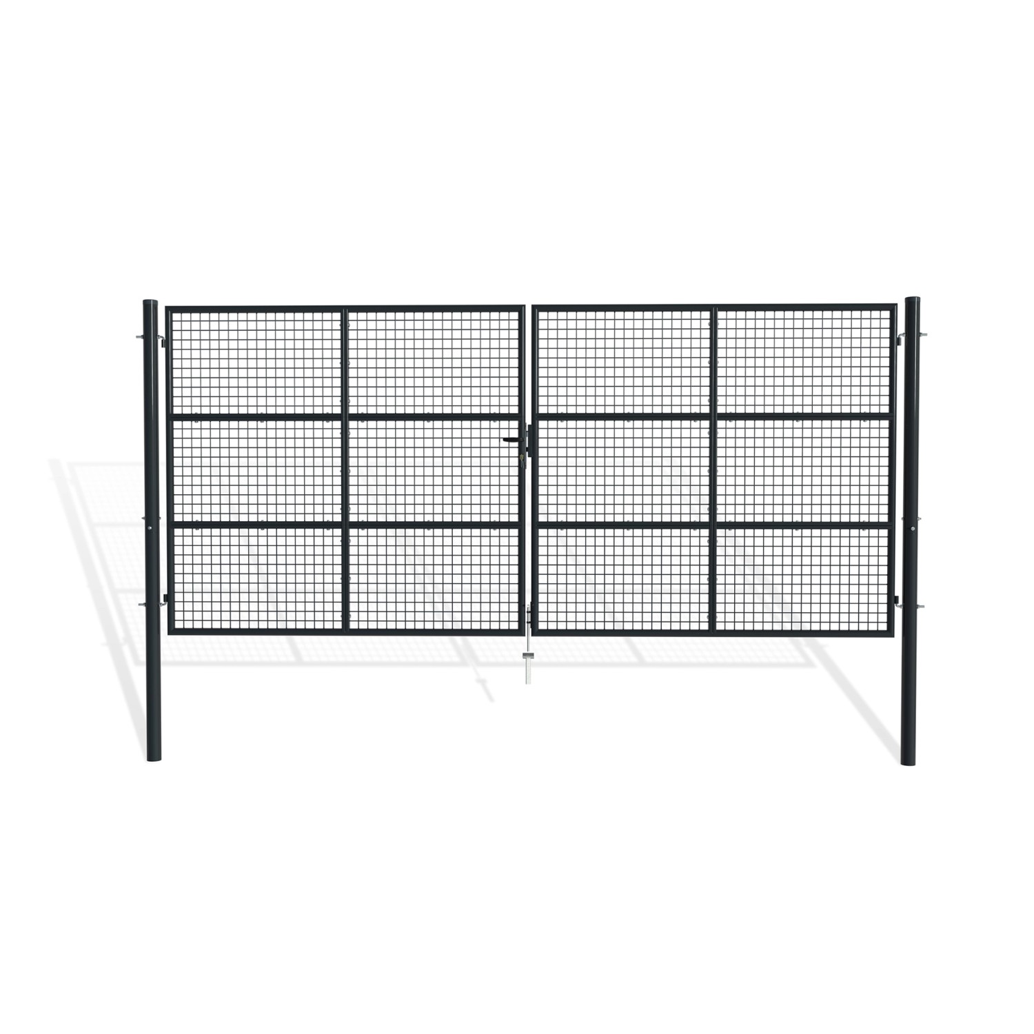 Casanoov Graues Gitter Schwingtor Olga 4 M H  180 Cm günstig online kaufen