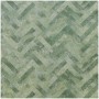 PVC-Bodenbelag Primaflor Twilight Shade, 2x2m, Fliesenoptik in Grün, für Wohn- und Feuchträume.