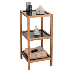Wenko Bad- und Wohnregal Fondi 3 Etagen 36 cm x 79 cm x 36 cm Akazie