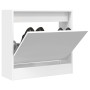 vidaXL Schuhschrank Weiß 60x21x57 cm Holzwerkstoff 839882_2