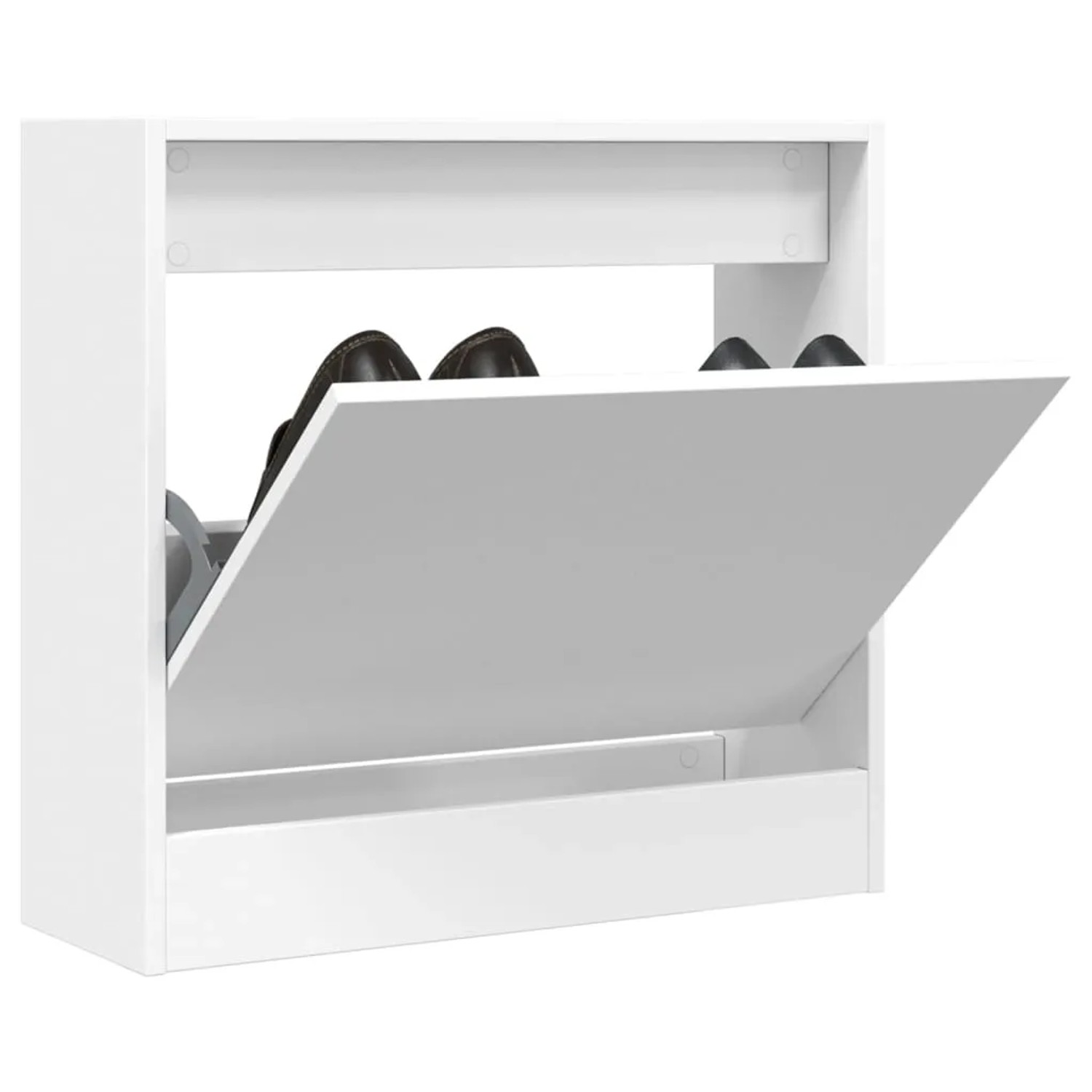 vidaXL Schuhschrank Weiß 60x21x57 cm Holzwerkstoff 839882_2