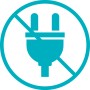 Symbol: Kein Stromanschluss für Gardena Solar-Bewässerung Aqua Bloom.