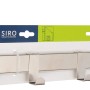 Siro Türgarderobe mit 4 Haken, Metall Nickel Matt, zum Einhängen in die Tür.