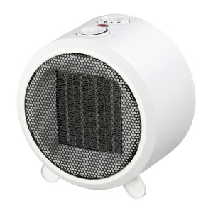Weißer Keramikheizer, elektrisches Heizgerät für Innenräume.