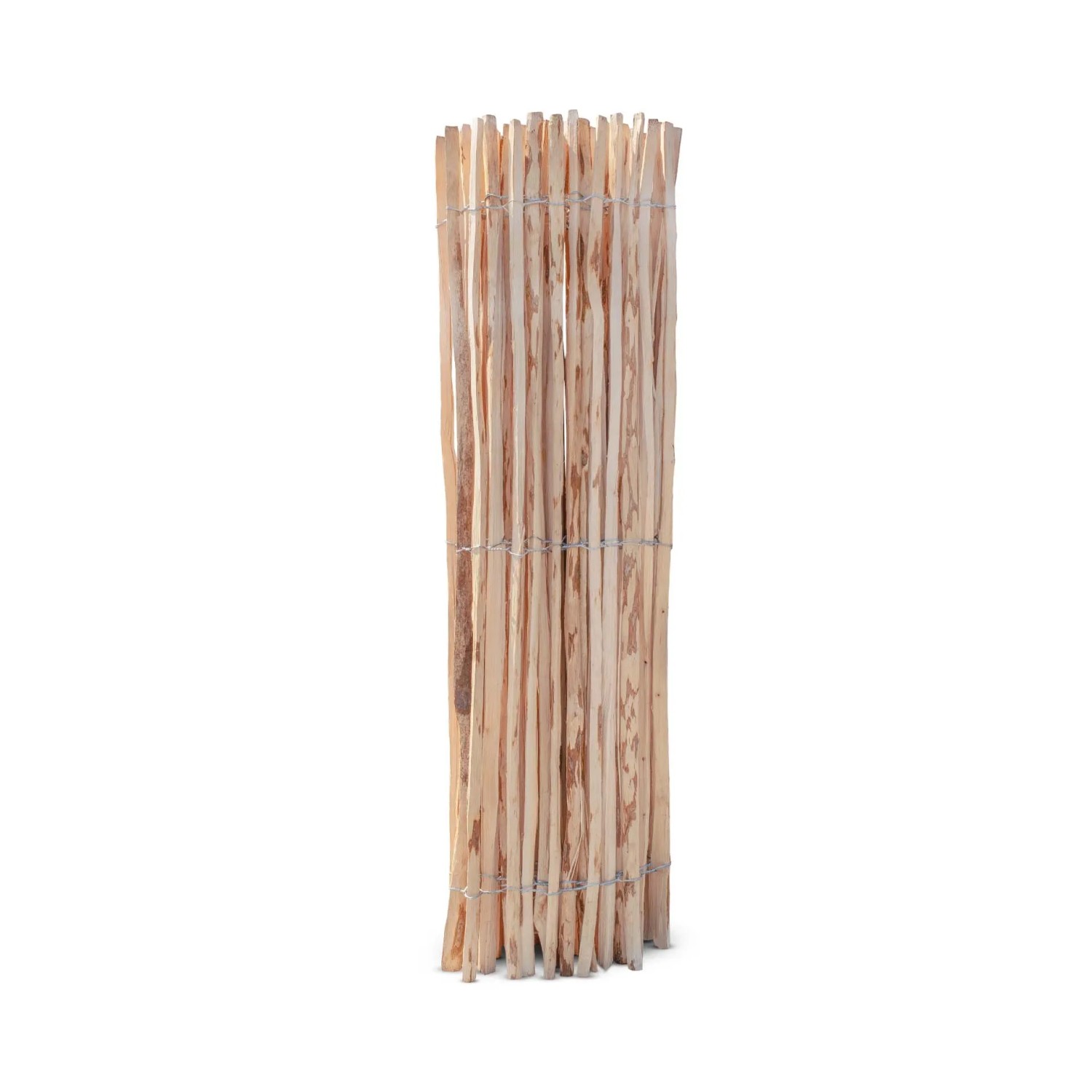 Stiltreu Staketenzaun Haselnuss, 150cm hoch, Lattenabstand 3-5cm, für Zäune & Mauern.