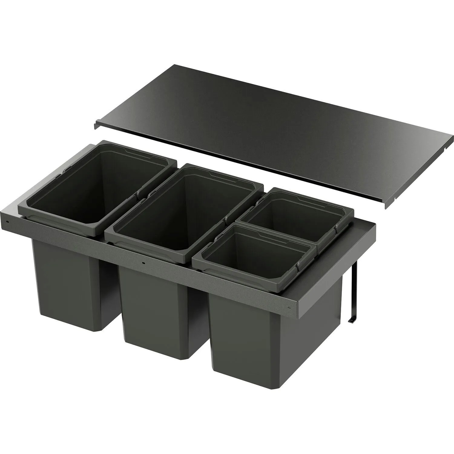 Vauth-Sagel Abfalltrennsystem Envi Flex Korpusbreite 900 mm 2x22, 2x10, Lava