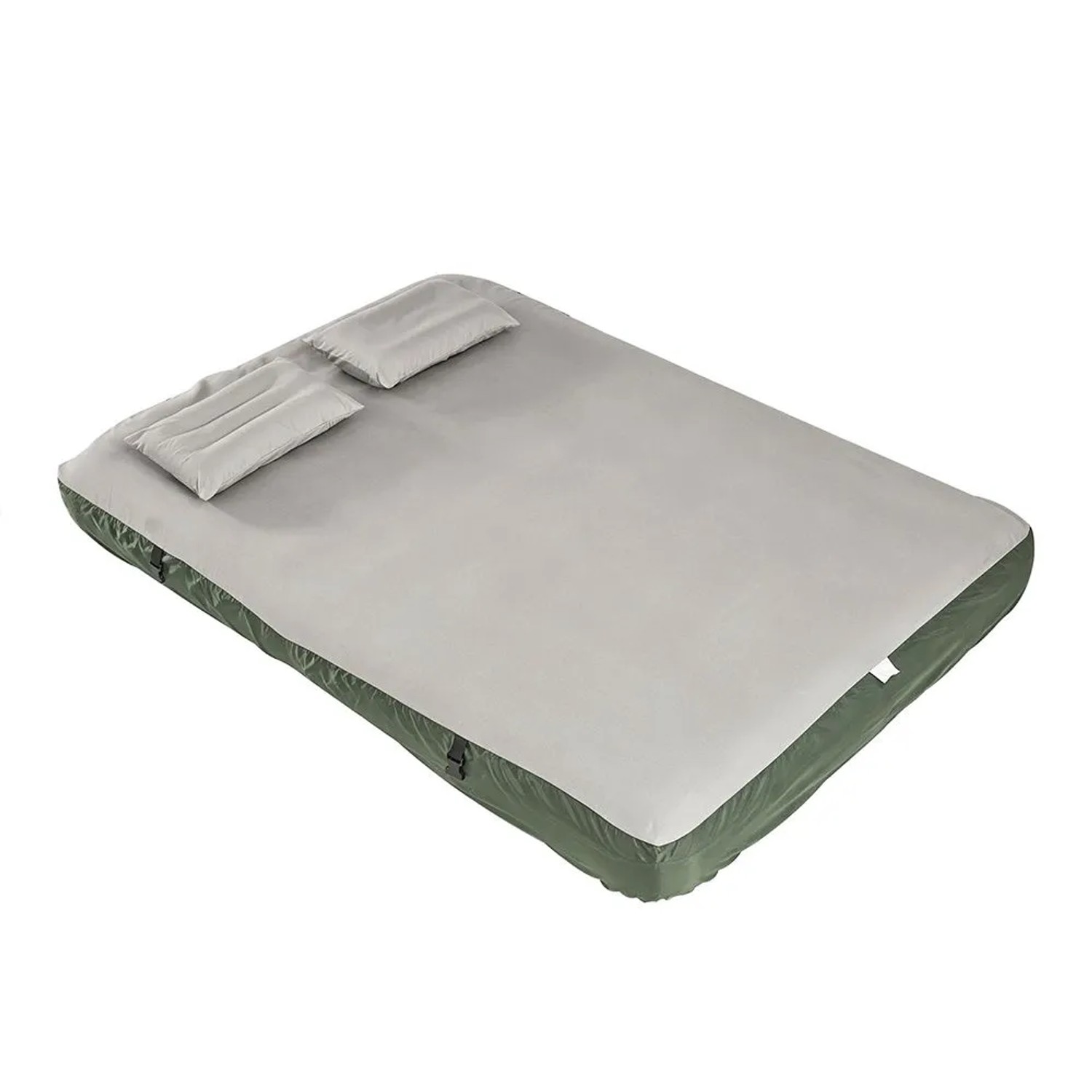 SoBuy Luftmatratze Luftbett Campingmatratze für 2 Personen 191x22x137cm Grün OGS32-II-L-GR-P01