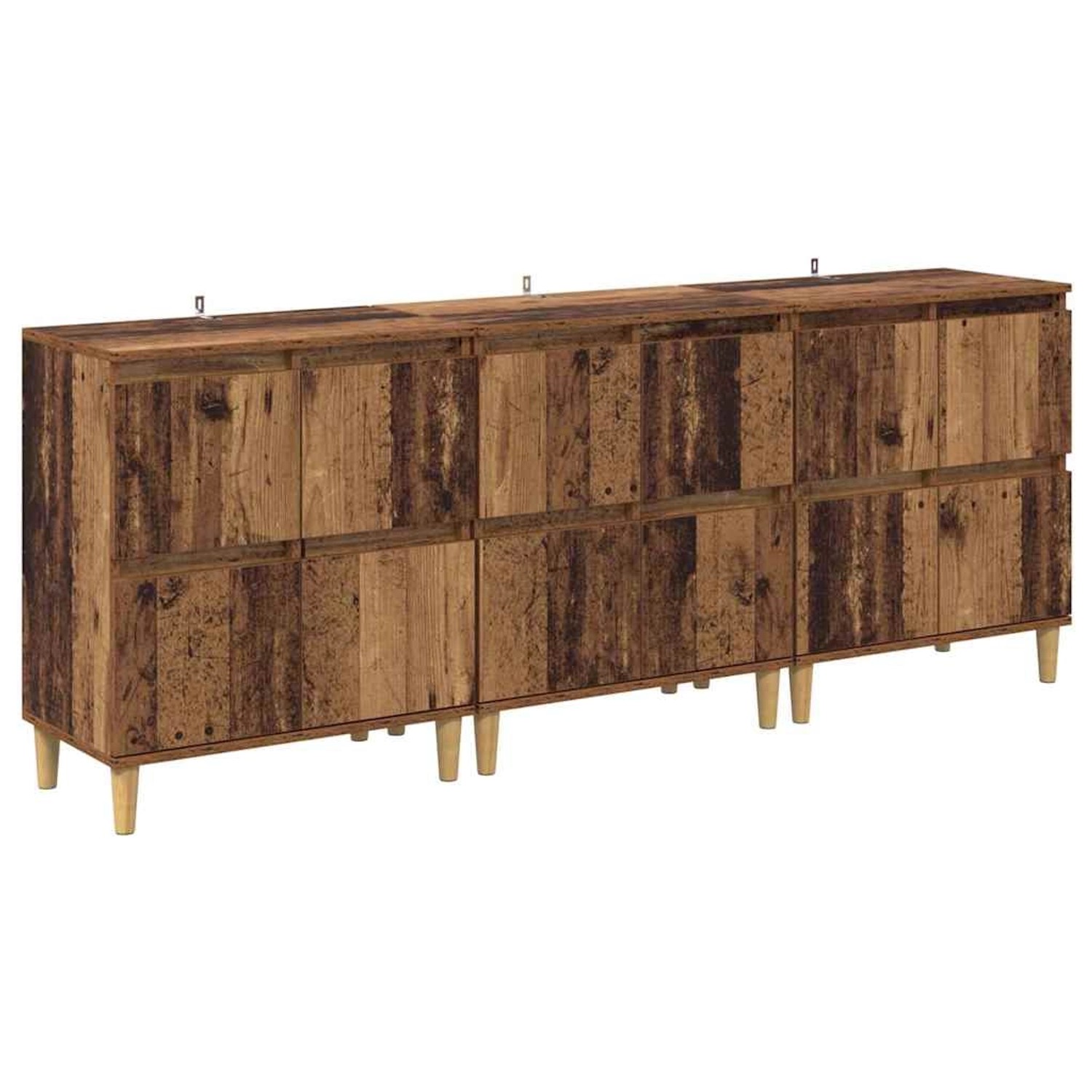 vidaXL Sideboards 3 Stk Altholz 60 x 35 x 70 cm Holzwerkstoff 3415557 günstig online kaufen