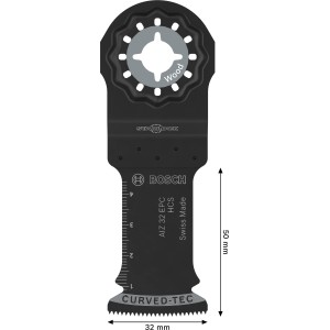 Bosch Tauchsägeblatt AIZ 32 EPC Starlock, 32mm, für Holz. Zubehör für Multifunktionswerkzeuge.