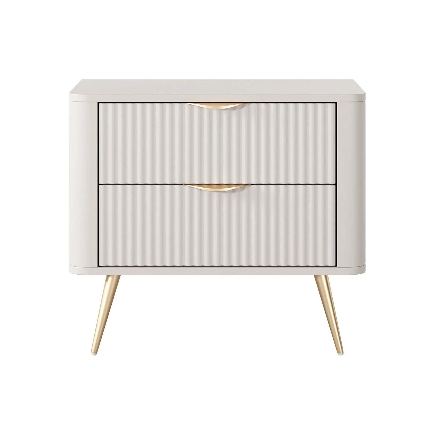 Vente-unique Nachttisch Elonaria Beige 63.2 cm
