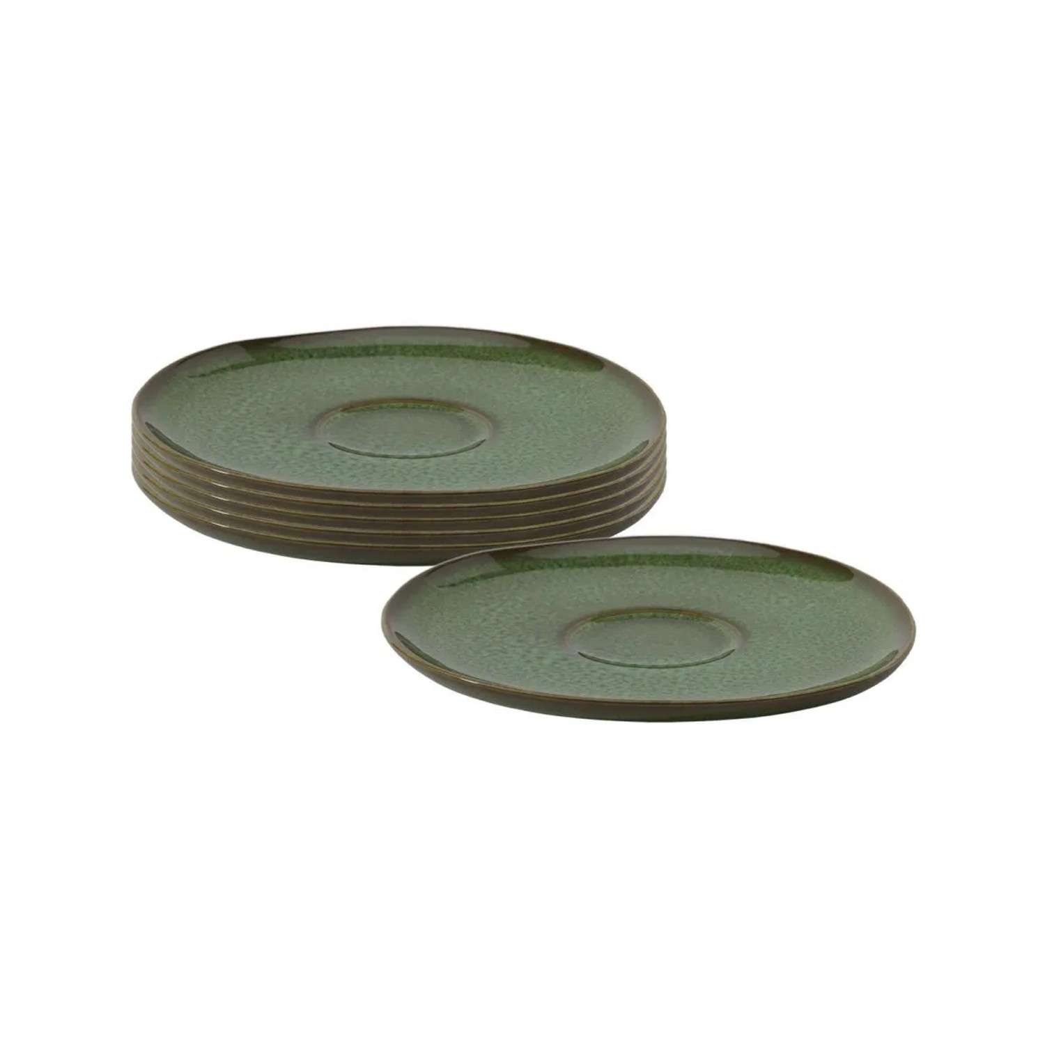 like. by Villeroy & Boch Lave Kaffeeuntertassen 15,2 cm 6er Set Vert