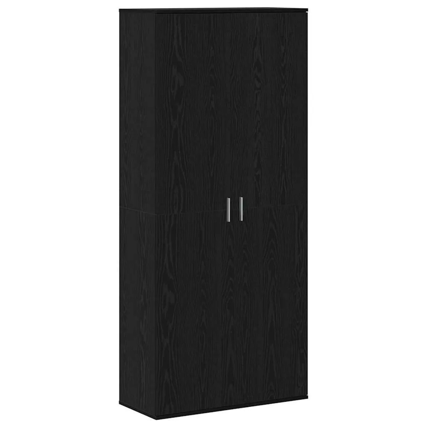 vidaXL Highboard Schwarz Eichen-Optik 80 x 35 x 180 cm Holzwerkstoff 336556 günstig online kaufen