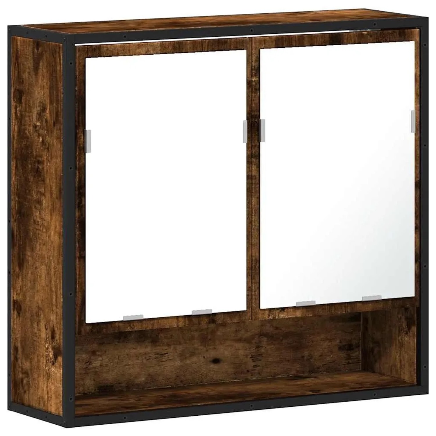 vidaXL Bad-Spiegelschrank Räuchereiche 65x20x60 cm Holzwerkstoff 849261