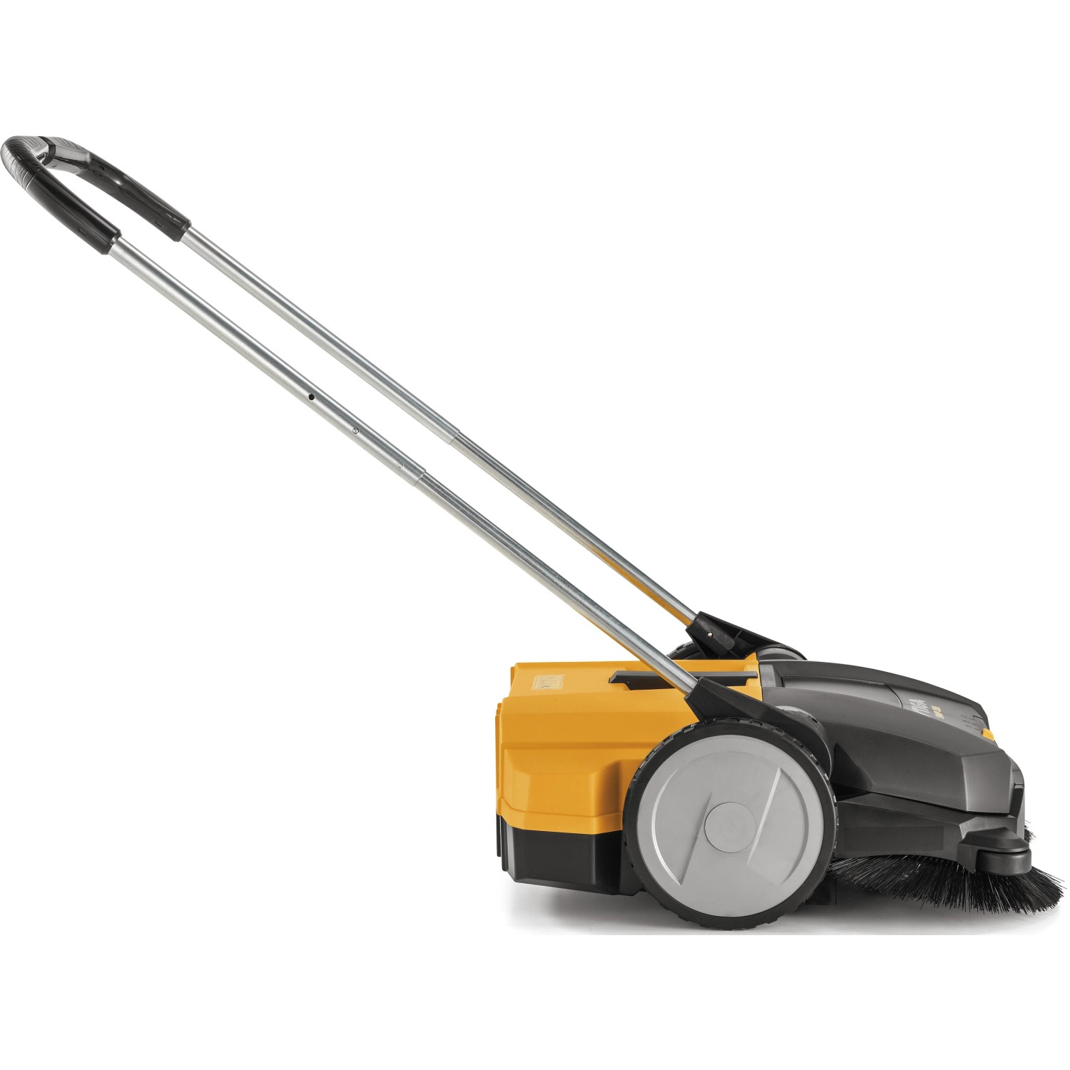 Stiga Kehrmaschine SWP 355 mit 55 cm Arbeitsbreite, gelb/schwarz.