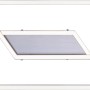 Moderne Paul Neuhaus LED-Deckenleuchte Inigo aus Stahl, 53,8x24,2cm, mit zwei Quadraten.