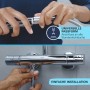 Installation der Grohe Vitalio Start 110 Handbrause in Chrom mit universeller Passform.
