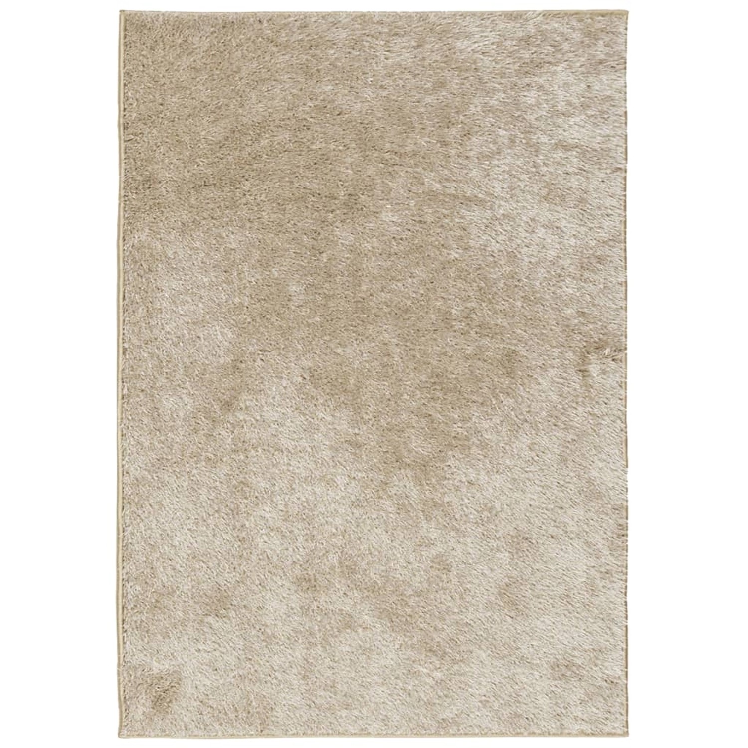 vidaXL Teppich Istan Hochflor Glänzend Beige 140x200 Cm 1935239 günstig online kaufen
