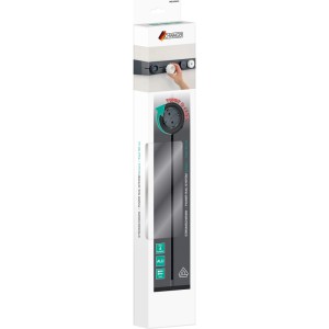 Schwaiger Stromschiene MSLS0500, 50cm, schwarz, in Produktverpackung.