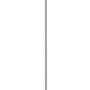 Schwarze LED-Pendelleuchte Bruno, 1-flammig, schlankes Design, 15x120 cm.