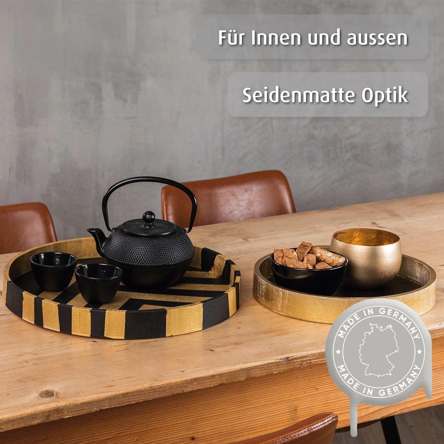 belton Buntlack Perfect Gold Metal, seidenmatt, 400ml Dose. Effektfarbe für Innen und Außen.