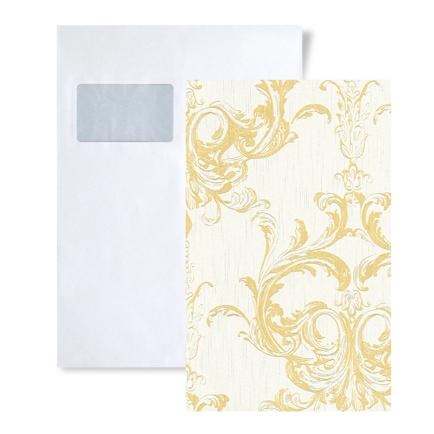 PROFHOME 1 MUSTERSTÜCK S-961965-GU DIN A4 MUSTER der Textiloptik Tapete günstig online kaufen