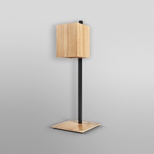 Ledvance Smart+ WiFi Tischlampe Decor Holz/Schwarz, 45,8 cm. Smarte Leuchte für Wohnzimmer und Büro.