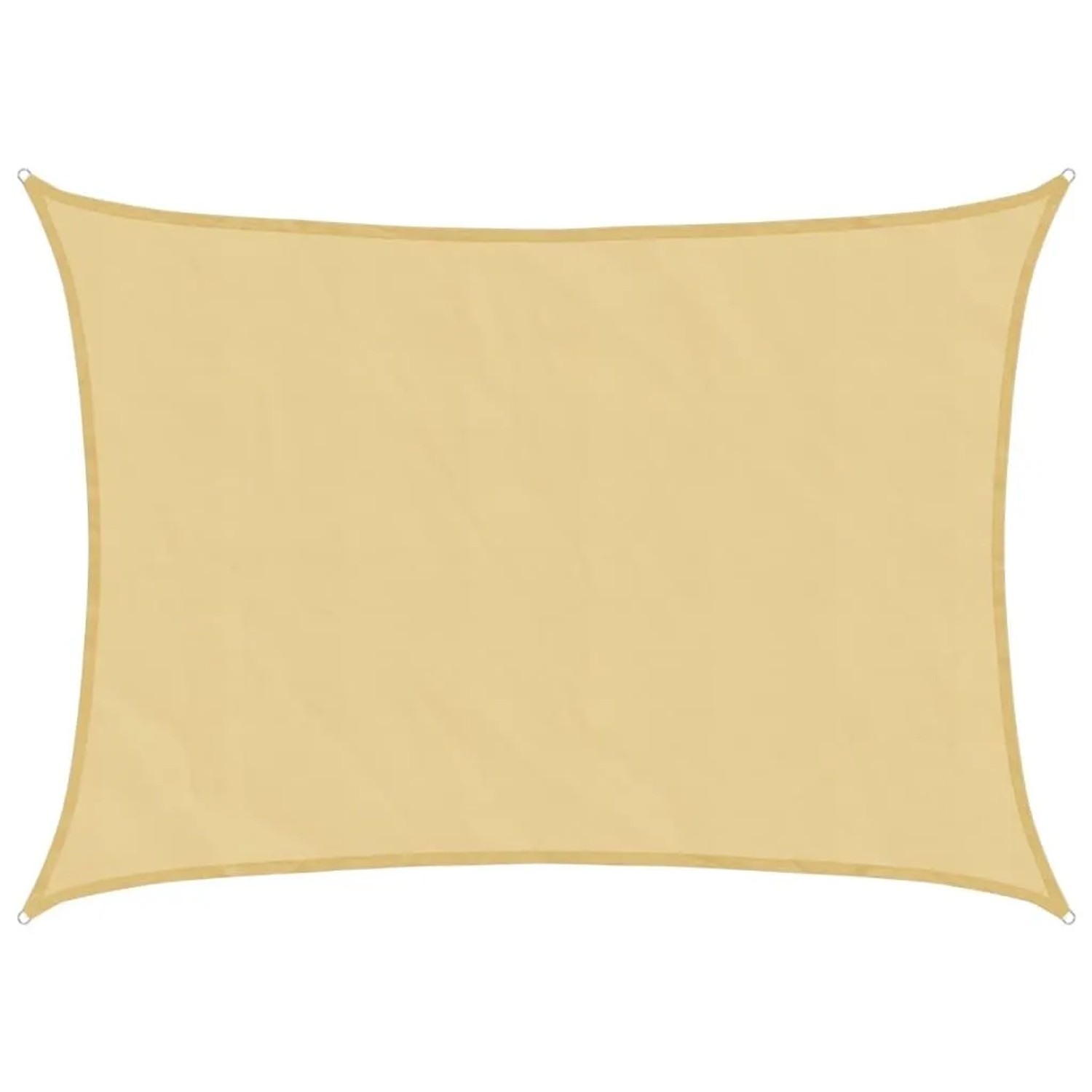 Furnicato Sonnensegel Sandfarbe 7x5 M 100% Polyester Oxford