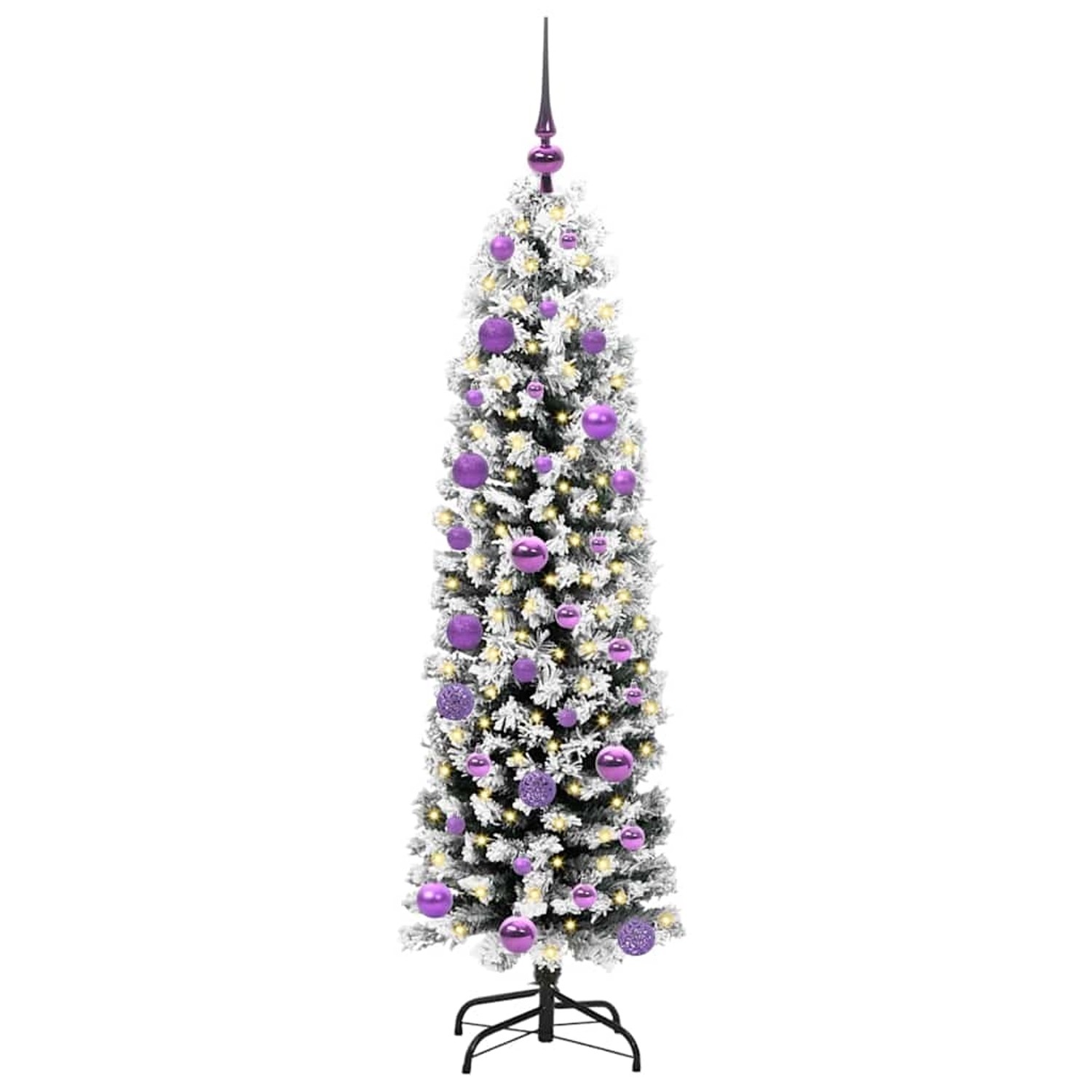 vidaXL Künstlicher Weihnachtsbaum mit 150 LEDs mit Ständer Grün 150 cm 3395011