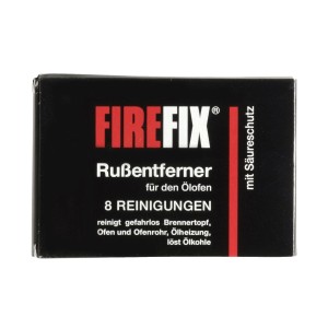 Firefix Rußentferner für Ölöfen, 8 Würfel zur Reinigung von Kamin und Ofen.