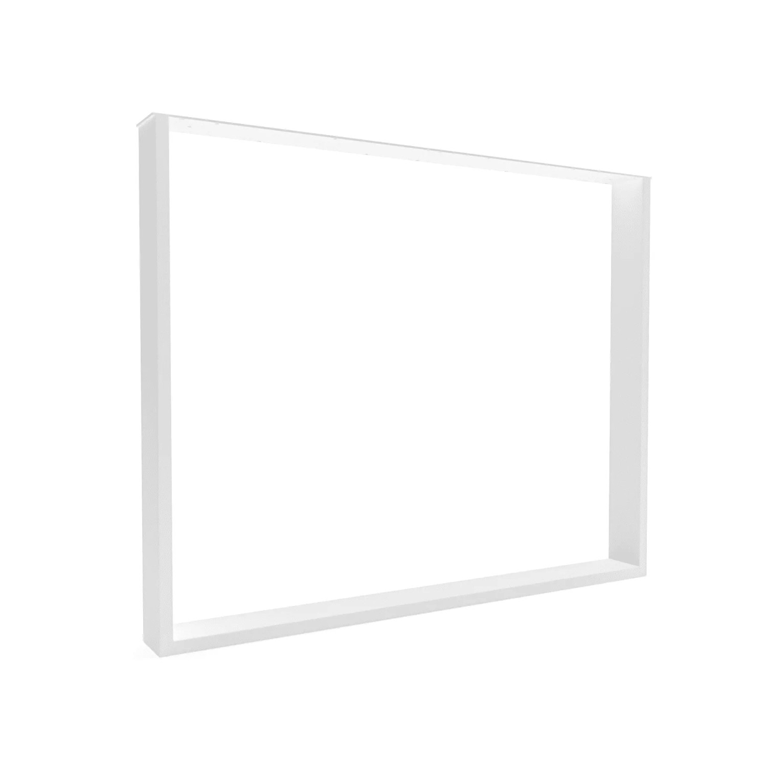 HEVVA Tischkufe BASEL 90 cm Tief 72 cm Höhe 1x Bein Weiß