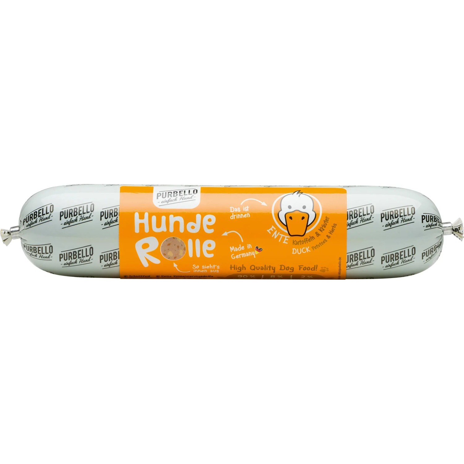 Purbello Hunderolle Ente mit Kartoffeln/Kräutern 400 g