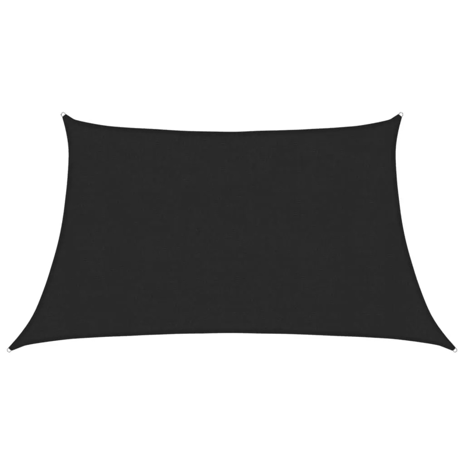 vidaXL Sonnensegel 160 g/m² Schwarz 3/4x2 m HDPE 311763