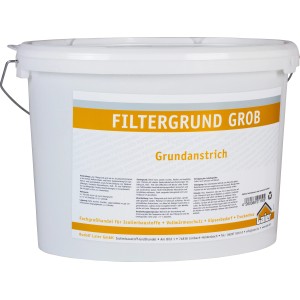Eimer Laier Filtergrund Grob, weiß, 15 kg, für Isolier- und Sperrgründe.