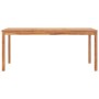 vidaXL Gartentisch aus Teakholz, 180x90 cm, ideal für Garten & Terrasse.